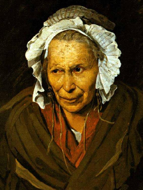 Theodore   Gericault Insane Woman oil painting image